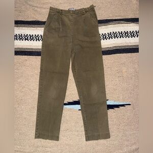 Vintage Casual Corner Annex petite Olive green capris pants women’s 26 (size 2)